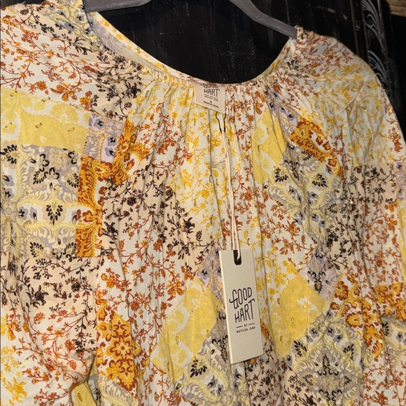 NWT Matilda Jane Good Hart Floral Peasant Top - Picture 4 of 13